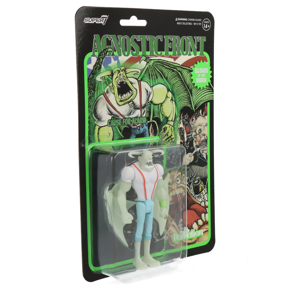 Agnostic Front Glow in the Dark ReAction Figures - Punk Rock Collectibles for Display, Gifts & Music Fans