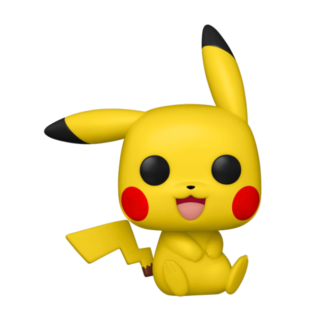 Original Pokemon Pikachu Sitting Plush Toy - Cute Electric Mouse Stuffed Animal for Kids & Collectors - Perfect for Bedroom Decor, Birthday Gifts & Anime Fans