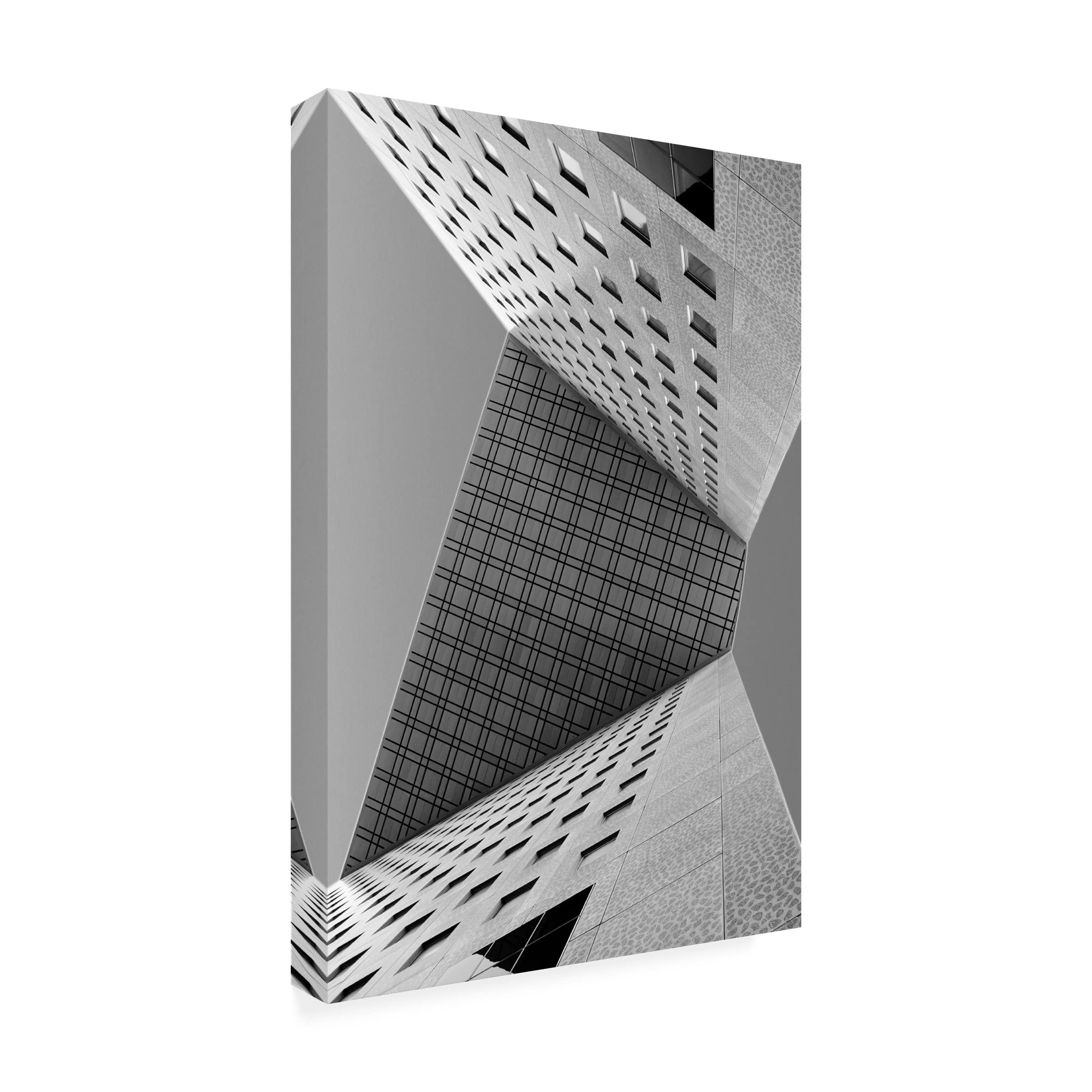 Guillaume Legraverend 'Urban Origami' Canvas Art Print - Modern Abstract Wall Decor for Living Room, Bedroom & Office - Trademark Fine Art Collection