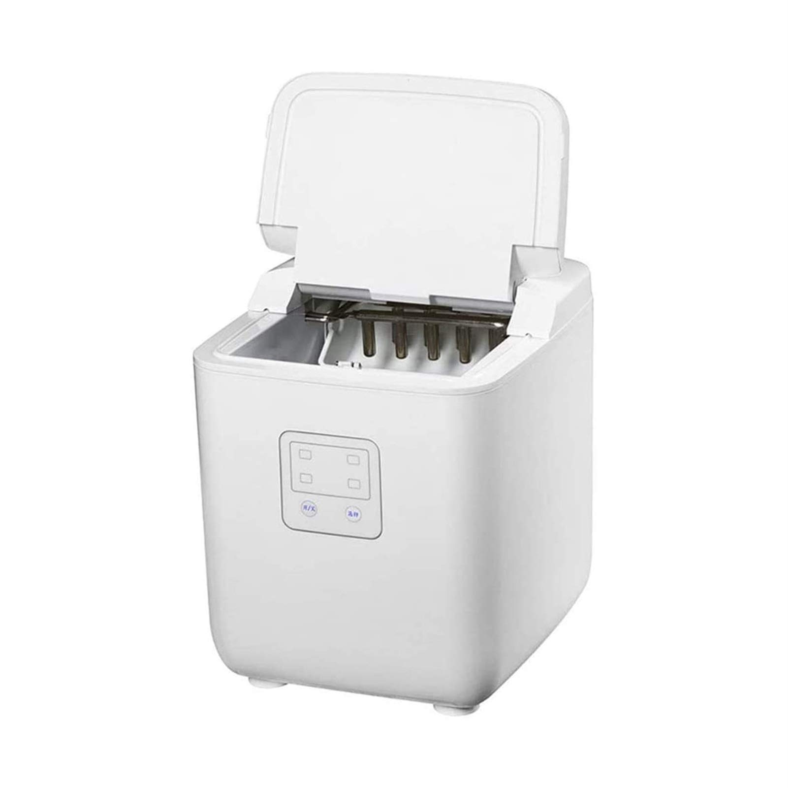 Portable Electric Countertop Ice Maker Machine - 26lbs/24H, 9 Cubes in 7 Mins - Automatic Ice Maker with Scoop & Basket - Perfect for Cocktails, Sodas, Water Bottles & Home/Office Use