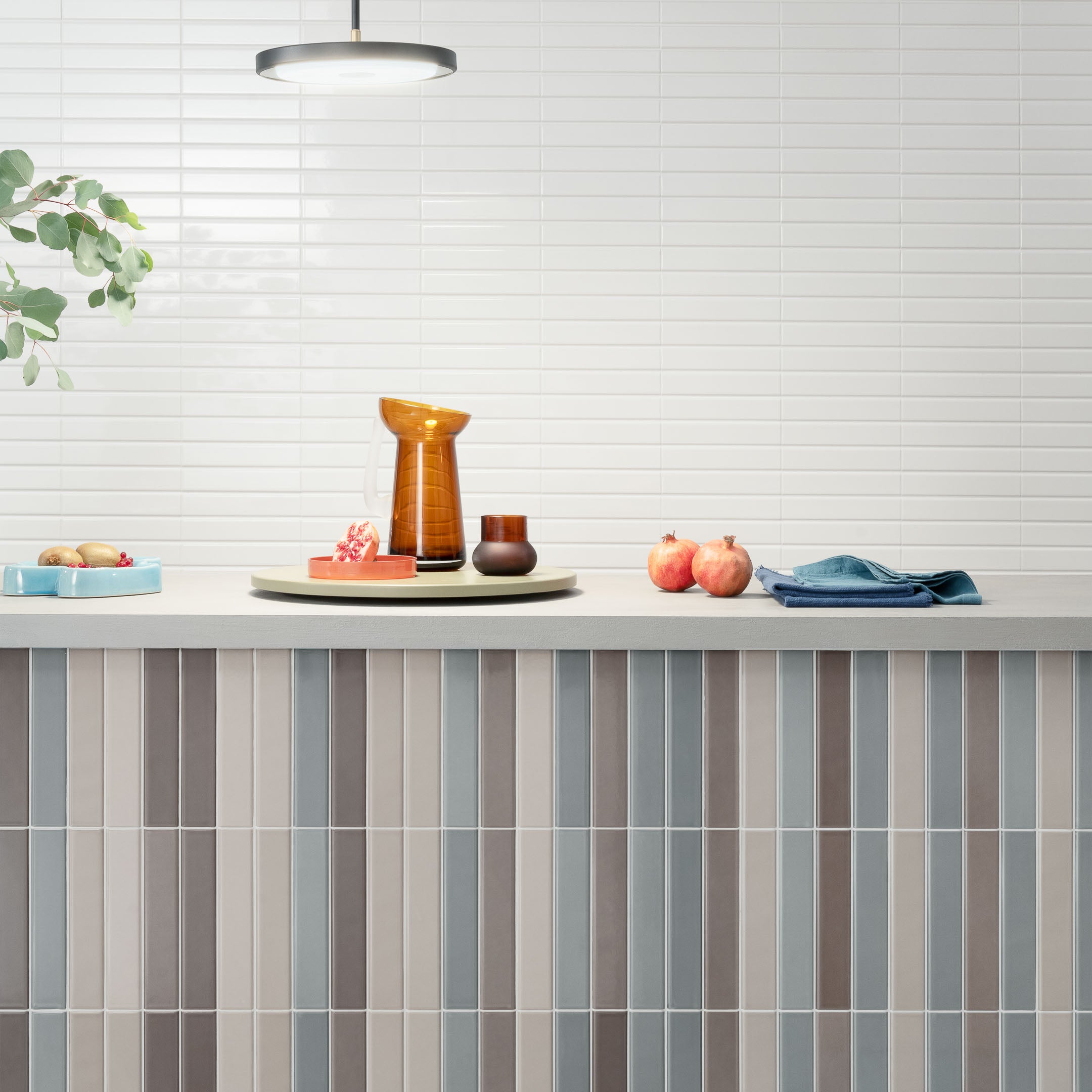 Reagan Beveled Subway Wall Tile - Premium Ceramic Tile for Kitchen Backsplash, Bathroom & Shower - Classic White Glossy Finish - Easy to Clean & Install