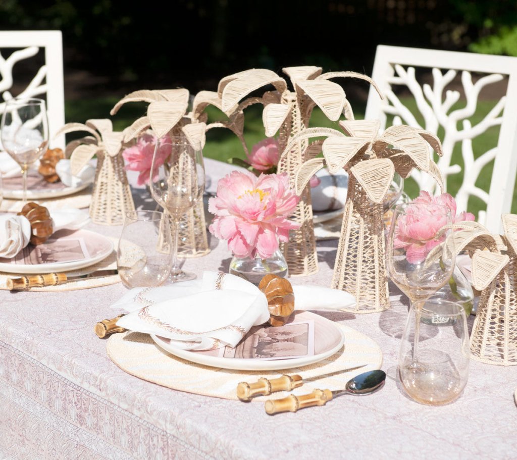 Elegant Mauve Provence Tablecloth - French Country Style Cotton Table Cover for Dining Room, Kitchen, or Outdoor Picnic