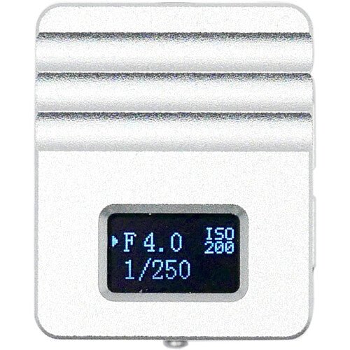 Keks KM Q Light Meter - Professional Chrome Photography Light Meter with Top Display for Film & Digital Cameras - Perfect for Studio, Outdoor, and Low Light Shooting