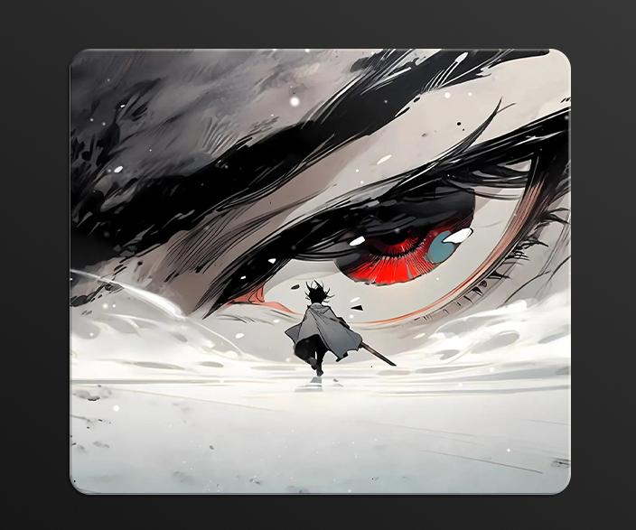 Premium Glass Gaming Mouse Pad - Ultra Smooth Surface for Precision Control - Ideal for Gamers, Designers & Office Use