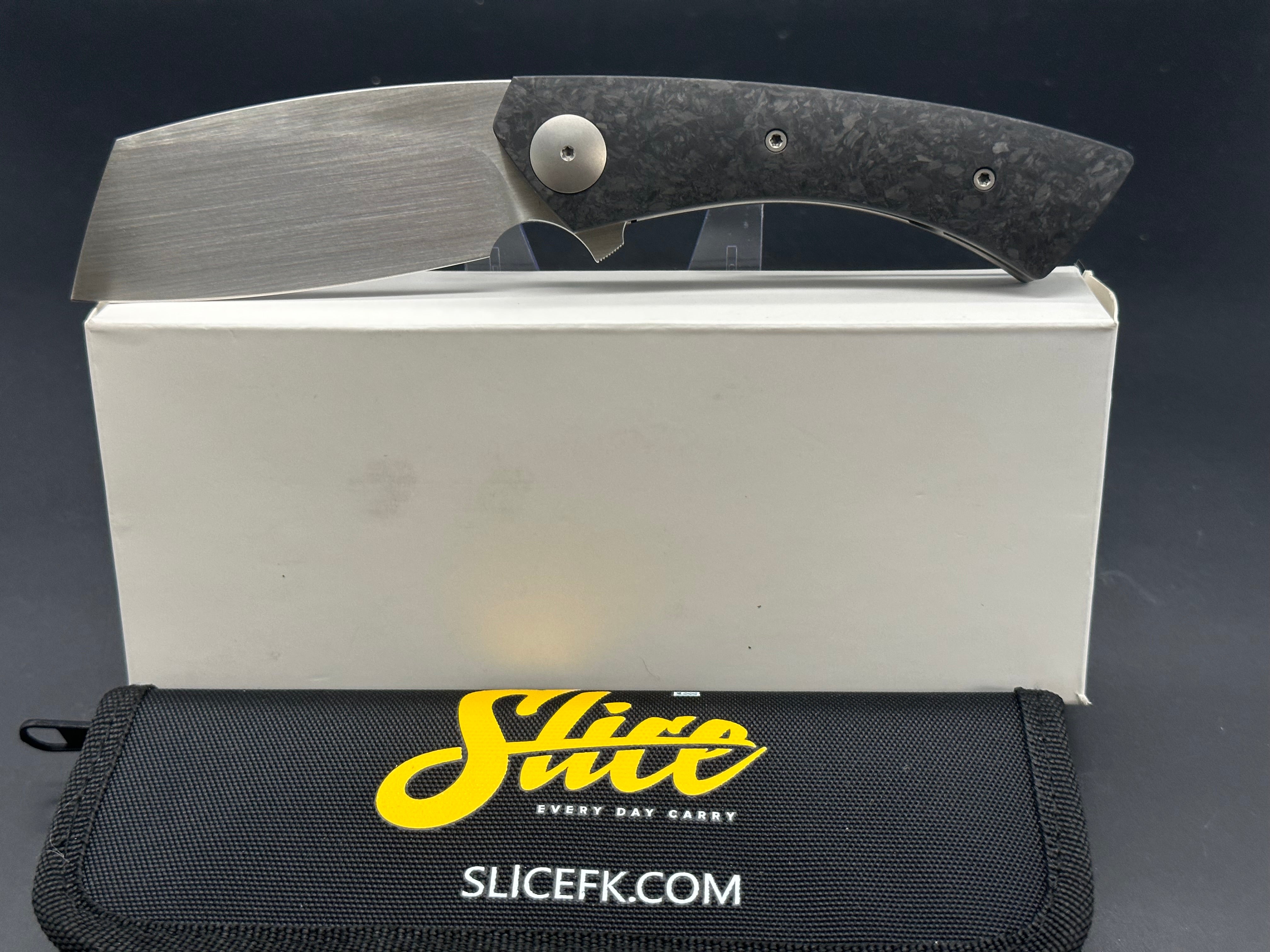 Black Snow Customs/SliceFK Opiate Mini - Premium Mini Knife for Everyday Carry, Outdoor Adventures & Survival Gear | Compact & Durable EDC Tool for Camping, Hiking & Tactical Use