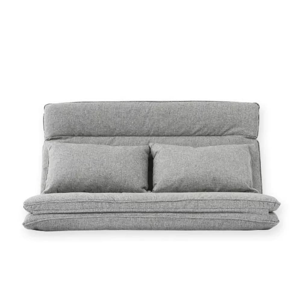 Convertible Futon Sofa Bed - 3-in-1 Reclining Lounge Chair, Sleeper Sofa & Floor Couch for Small Spaces - Modern Fabric Upholstered Living Room Furniture for Apartments, Dorms & Guest Rooms (Beige)
