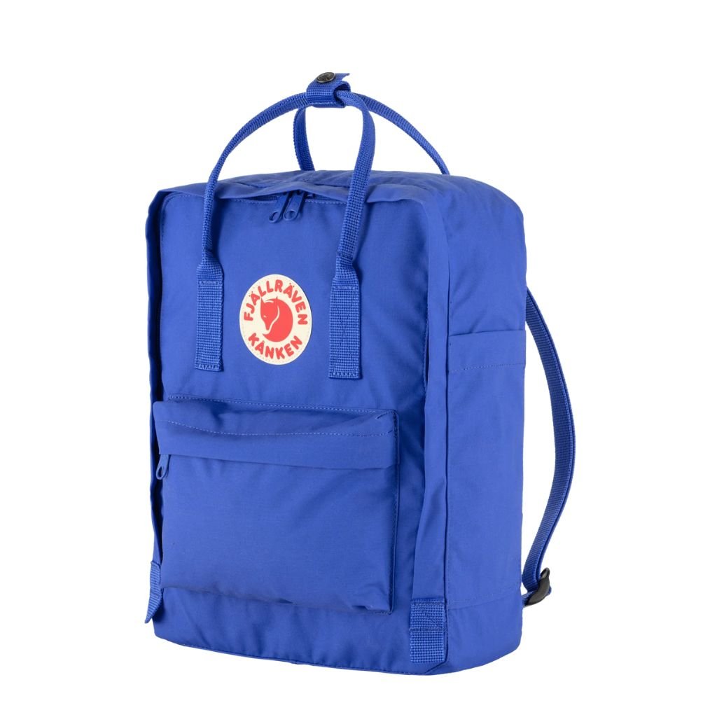 Fjallraven Kanken Backpack - Lightweight Laptop Backpack for Women & Men, Water-Resistant Daypack for School, Travel & Hiking (Cobalt Blue)
