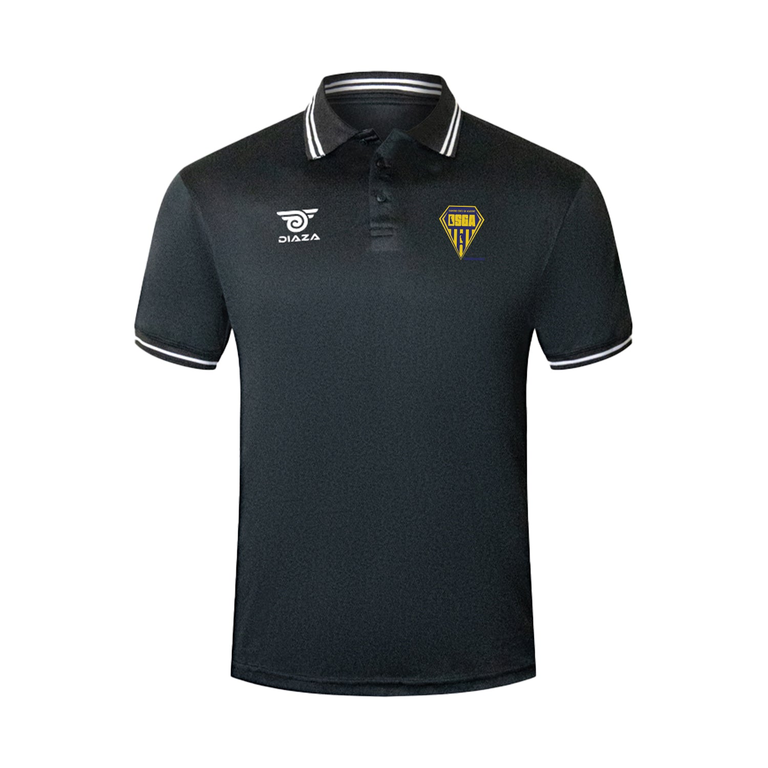 Diamond State Academy Classic Polo Shirt for Men - Premium Cotton Golf & Casual Wear - Perfect for Business, School & Outdoor Activities