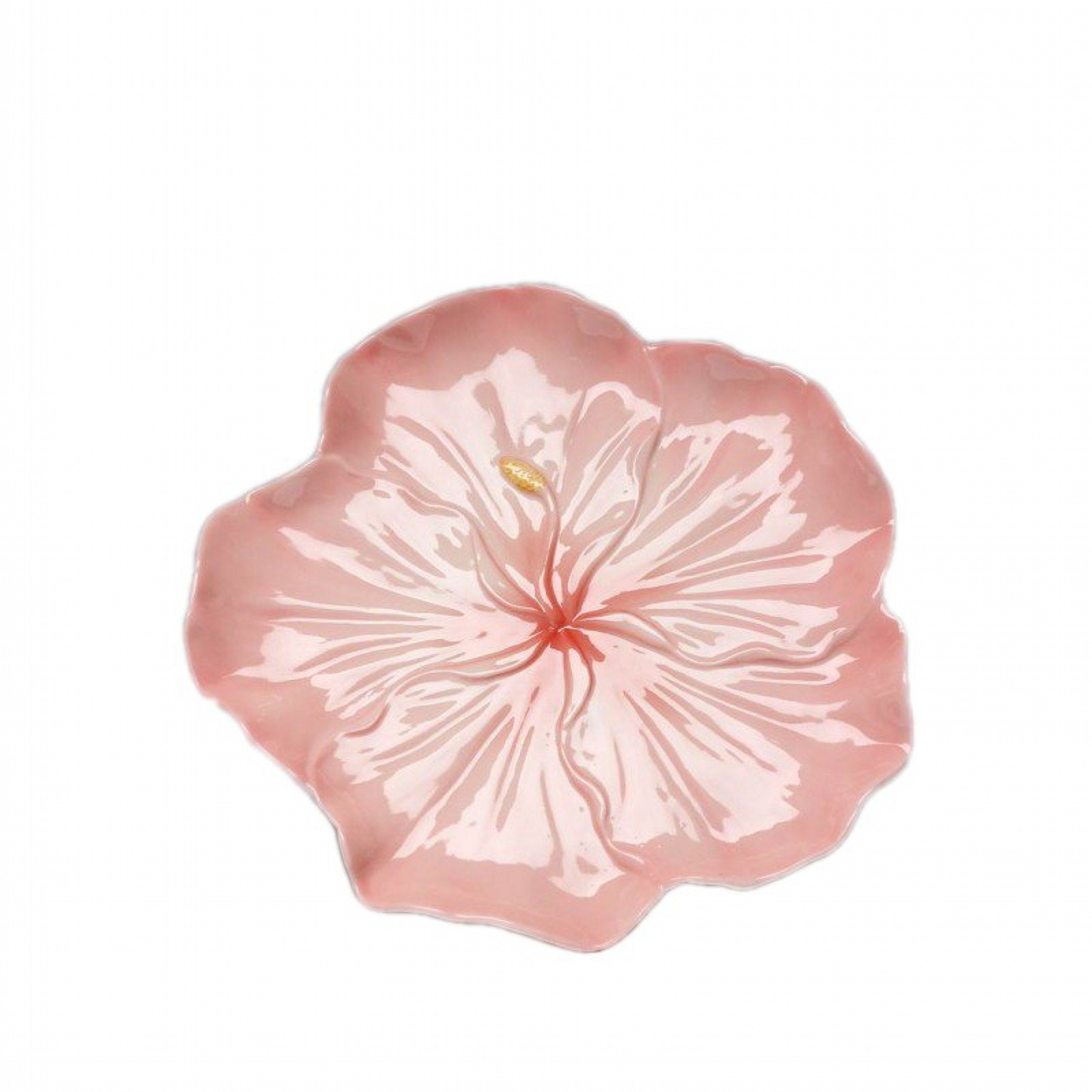 Premium Set of 2 Hibiscus Floral Plates for Tea Time - Elegant Dinnerware for Afternoon Tea, Garden Parties & Home Decor