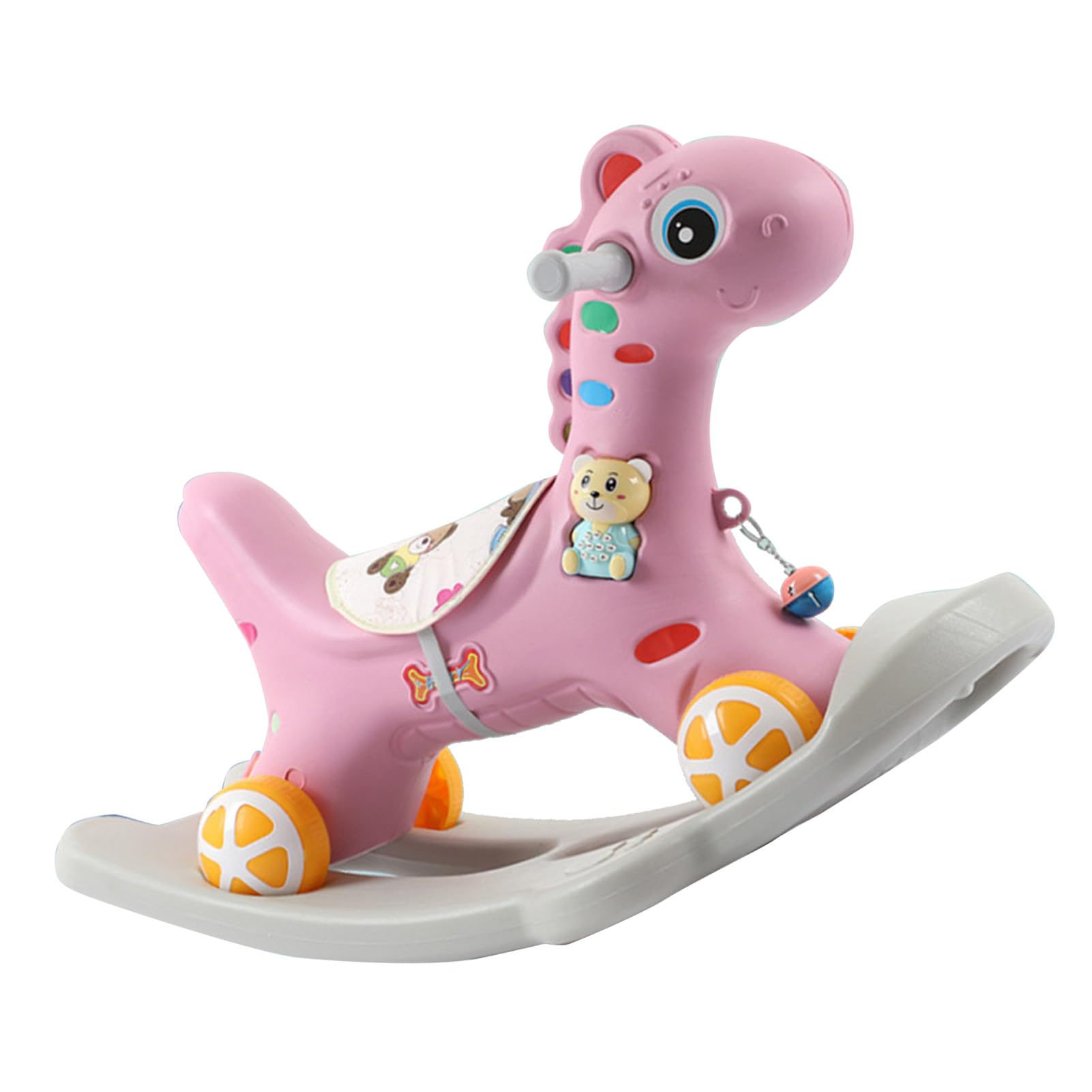 Best Rocking Horse for Kids - Multifunctional Slide & Twist Ride-On Toy with Safe Detachable Design - Perfect Indoor Play Toy for Toddlers Ages 3+ - Great for Playrooms, Daycares & Birthday Gifts