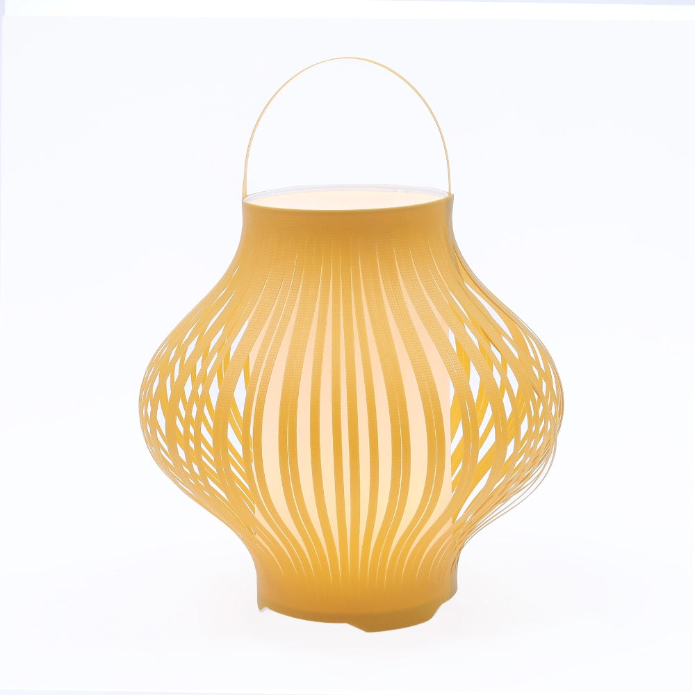 Claire Retractable Outdoor Lantern - Portable Yellow Table Lamp for Patio, Garden, Camping & Home Decor