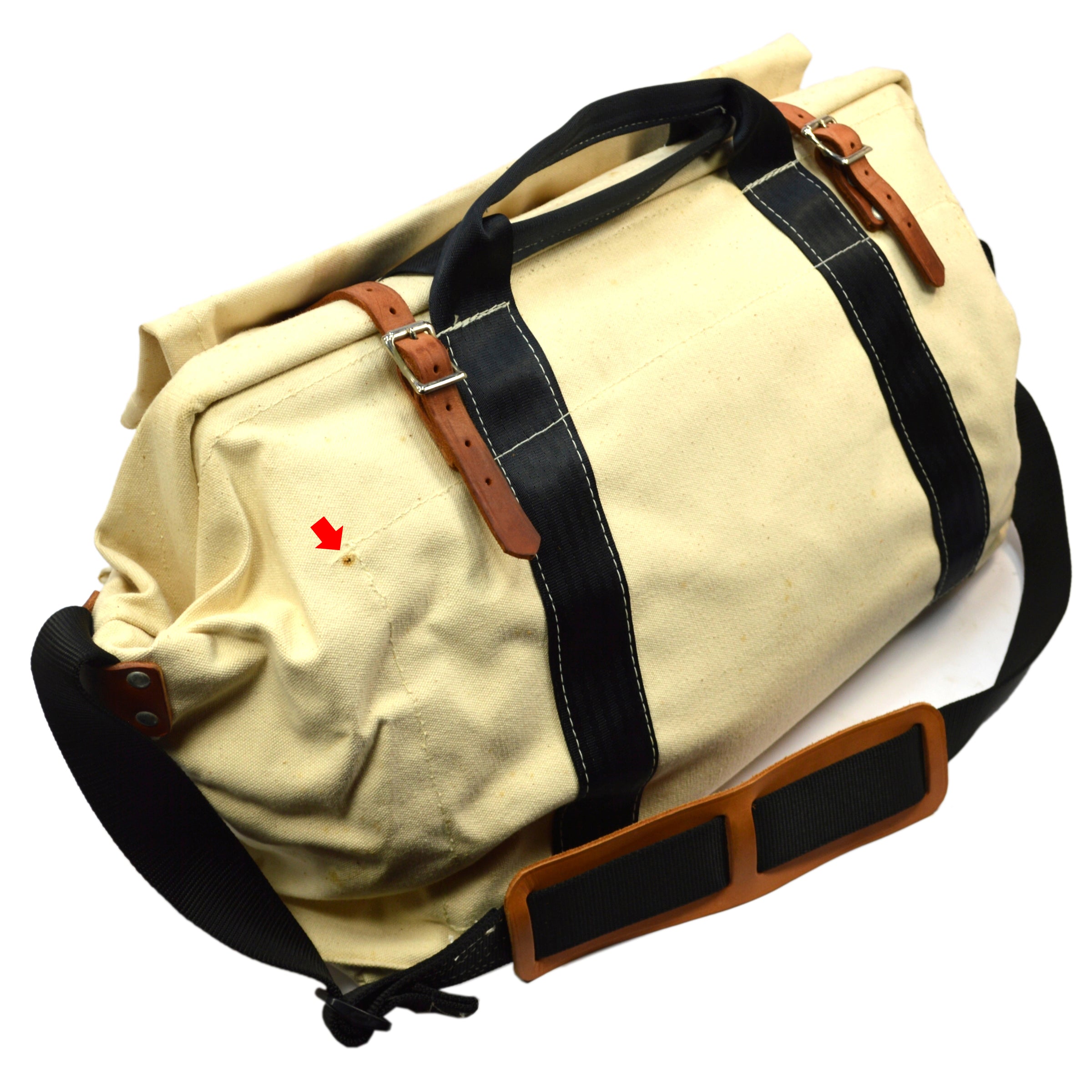 Bashlin Industries #12 Stainless Steel Tool Bag 22x13x11 - Heavy Duty Canvas Linemen Tools for Electricians & Contractors - Perfect for Work Sites & Outdoor Repairs