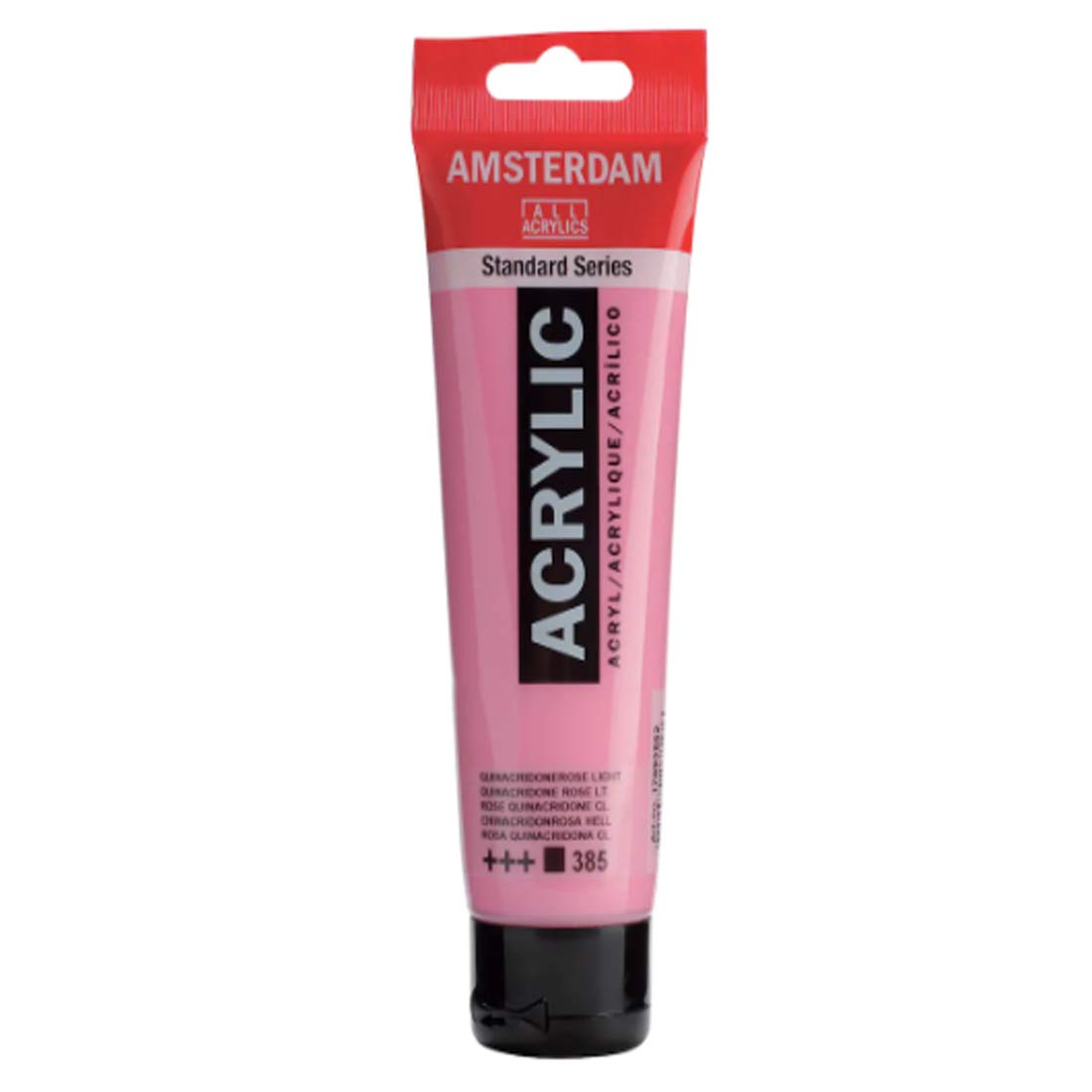 Amsterdam Standard Acrylic Paint 120ml - Quinacridone Rose Light | Professional Artist Paint for Canvas, Illustration & DIY Crafts