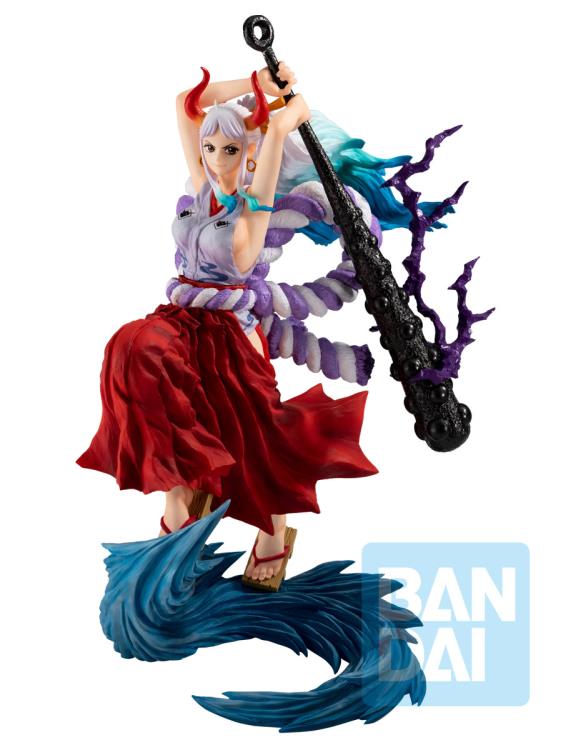 Bandai Ichibansho One Piece Yamato Glitter of Ha Statue - Anime Collectible Figure for Fans, Perfect for Display in Home, Office, or Anime Collections
