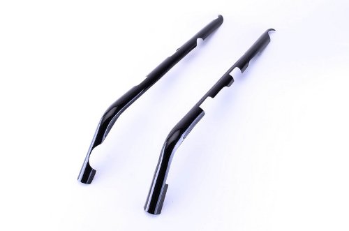 Bestem 100% Carbon Fiber Frame Covers for Ducati 1098 848 1198 - Plain Weave Motorcycle Accessories - Lightweight & Durable Protection for Racing & Street Riding