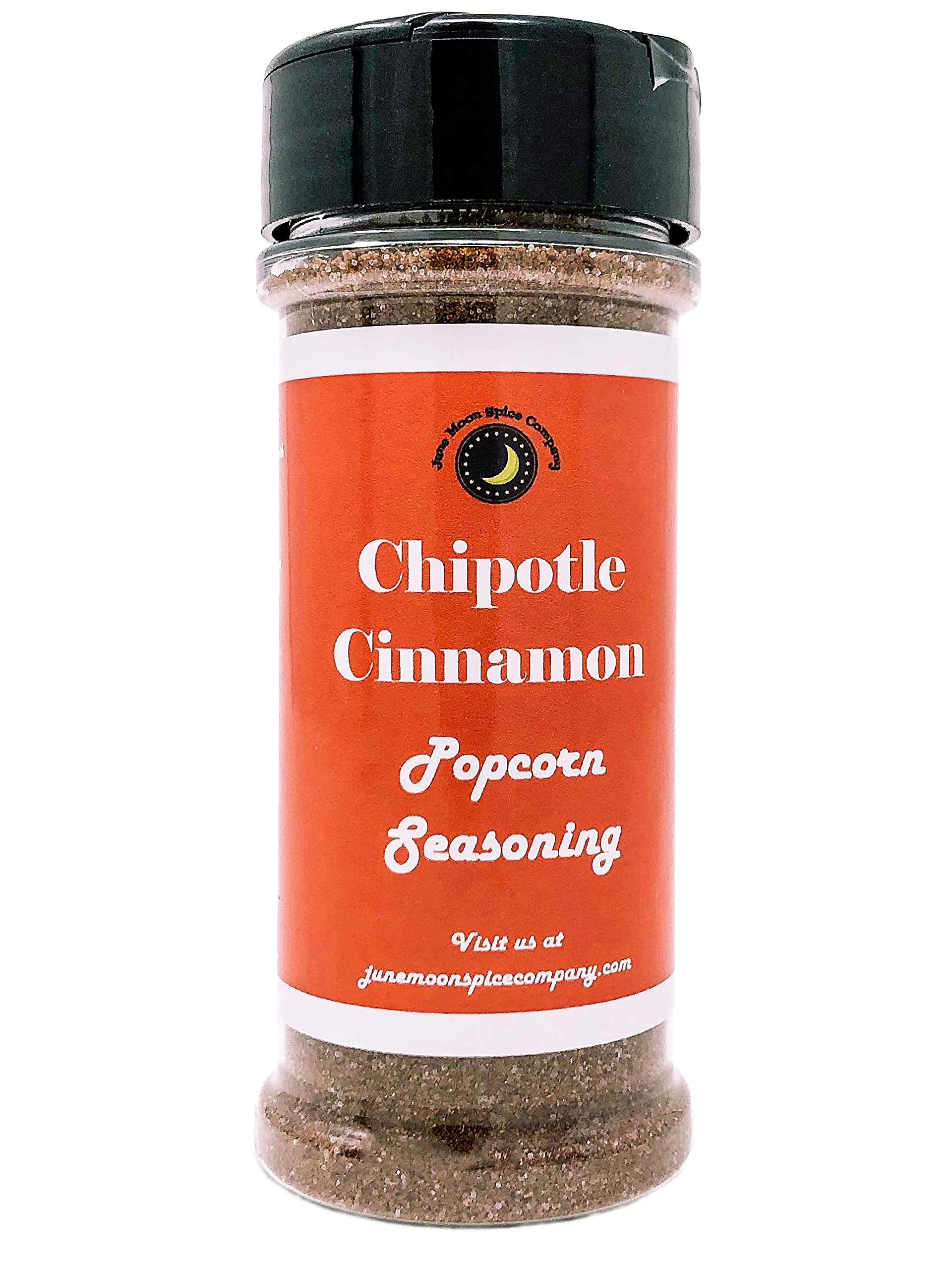 Premium Chipotle Cinnamon Popcorn Seasoning - Large Shaker | Calorie Free, Fat Free, Vegan | Small Batch Crafted | Spicy-Sweet Flavor for Snacks, Movie Nights & Parties | Perfect for Popcorn, Nuts & Chips