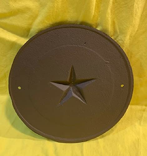 Texas State Seal Cast Iron Wall Plaque - 8.5
