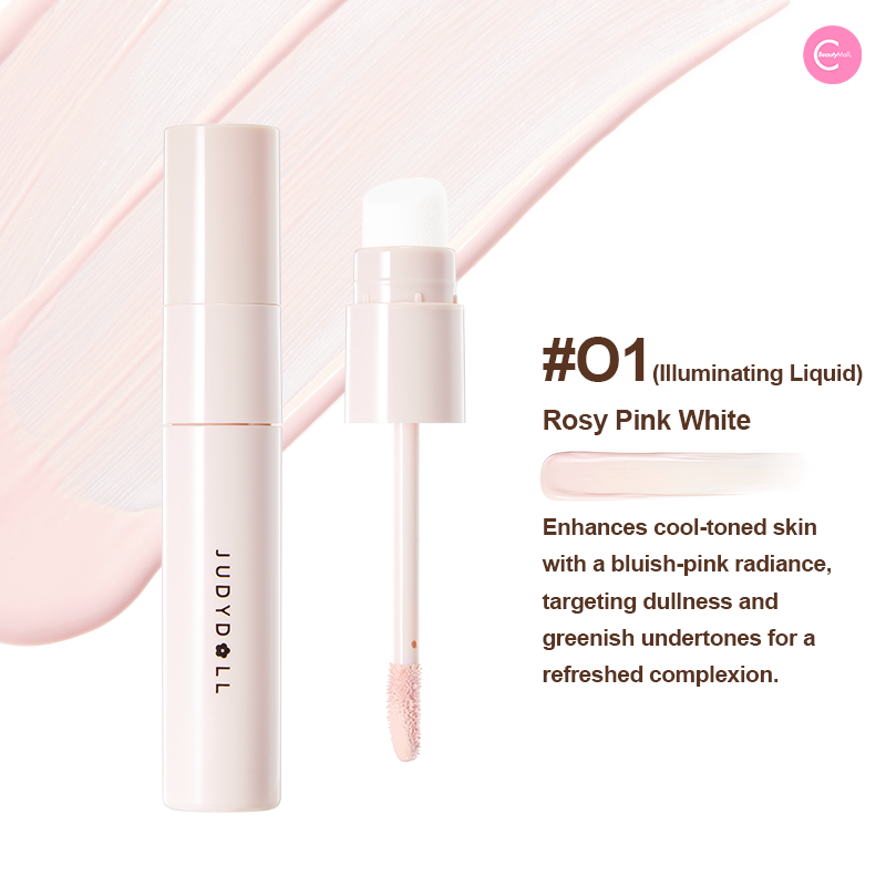 JUDYDOLL Dual Action Liquid Contour & Highlighter - Creamy Blendable Face Makeup for Cheekbones & Nose - Perfect for Everyday Glam & Photo Shoots