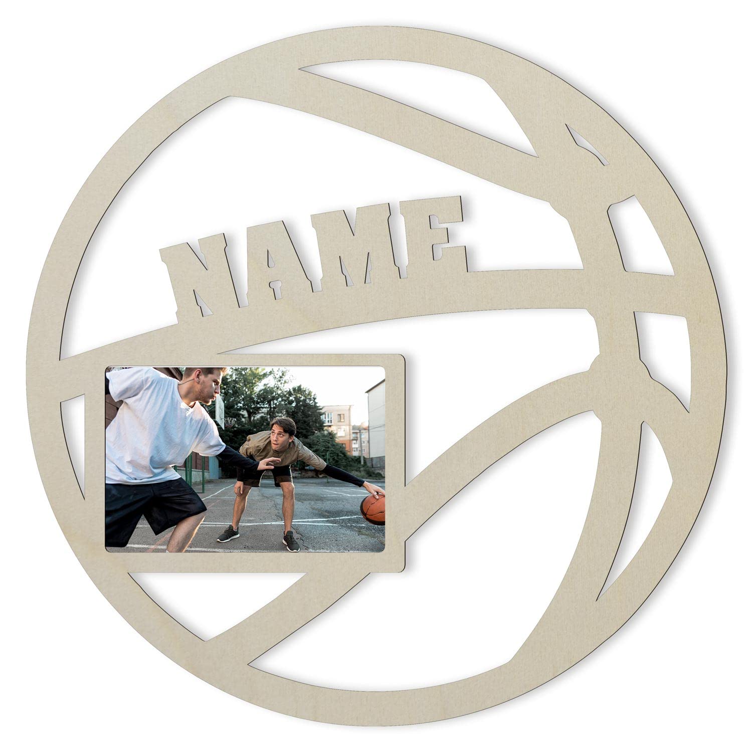 Personalized NEID Basketball Picture Frame - Custom Gift for Basketball Players & Fans - Unique Home Decor for Sports Lovers - Perfect for Bedroom, Office, or Man Cave Display