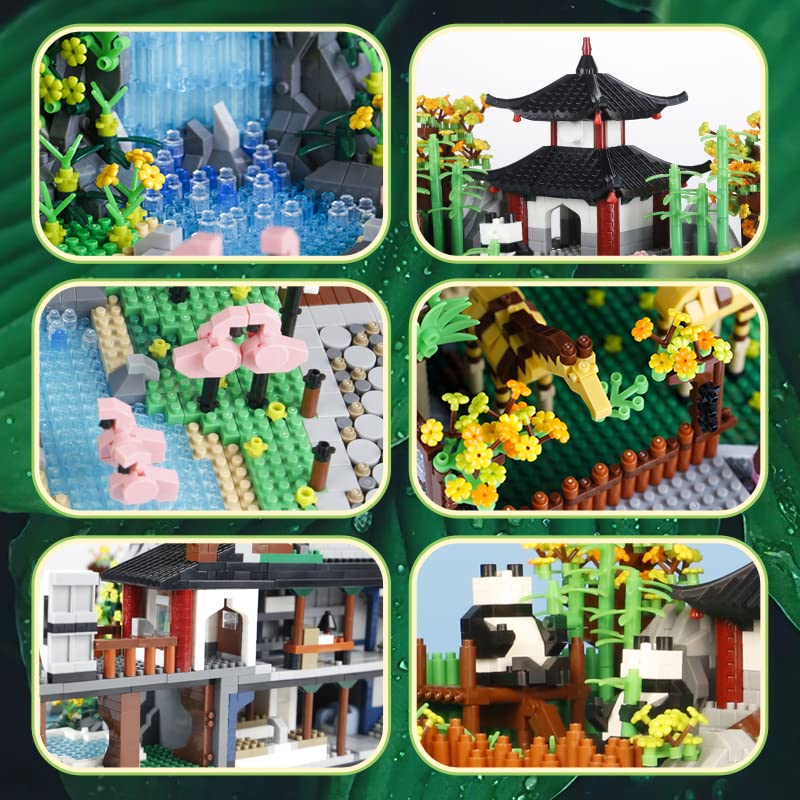 5000PCS Micro Mini Blocks City Zoo Animals Building Set - Creative Zoological Park Construction Toy for Kids & Adults Ages 14+ - Perfect Gift for Birthday, Christmas & STEM Learning Activities