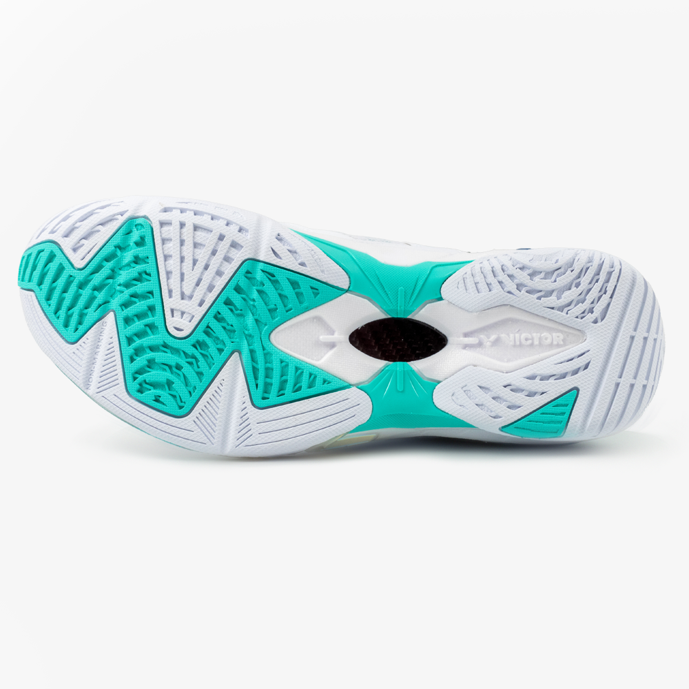Victor P9200TTY NitroLite Badminton Shoes - White/Green | Lightweight Performance Court Shoes for Men & Women | Perfect for Indoor Badminton, Tennis & Squash Games