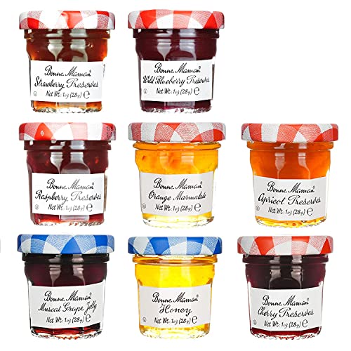 Grape, Honey, Apricot, Raspberry, Blueberry, Orange, Strawberry & Cherry