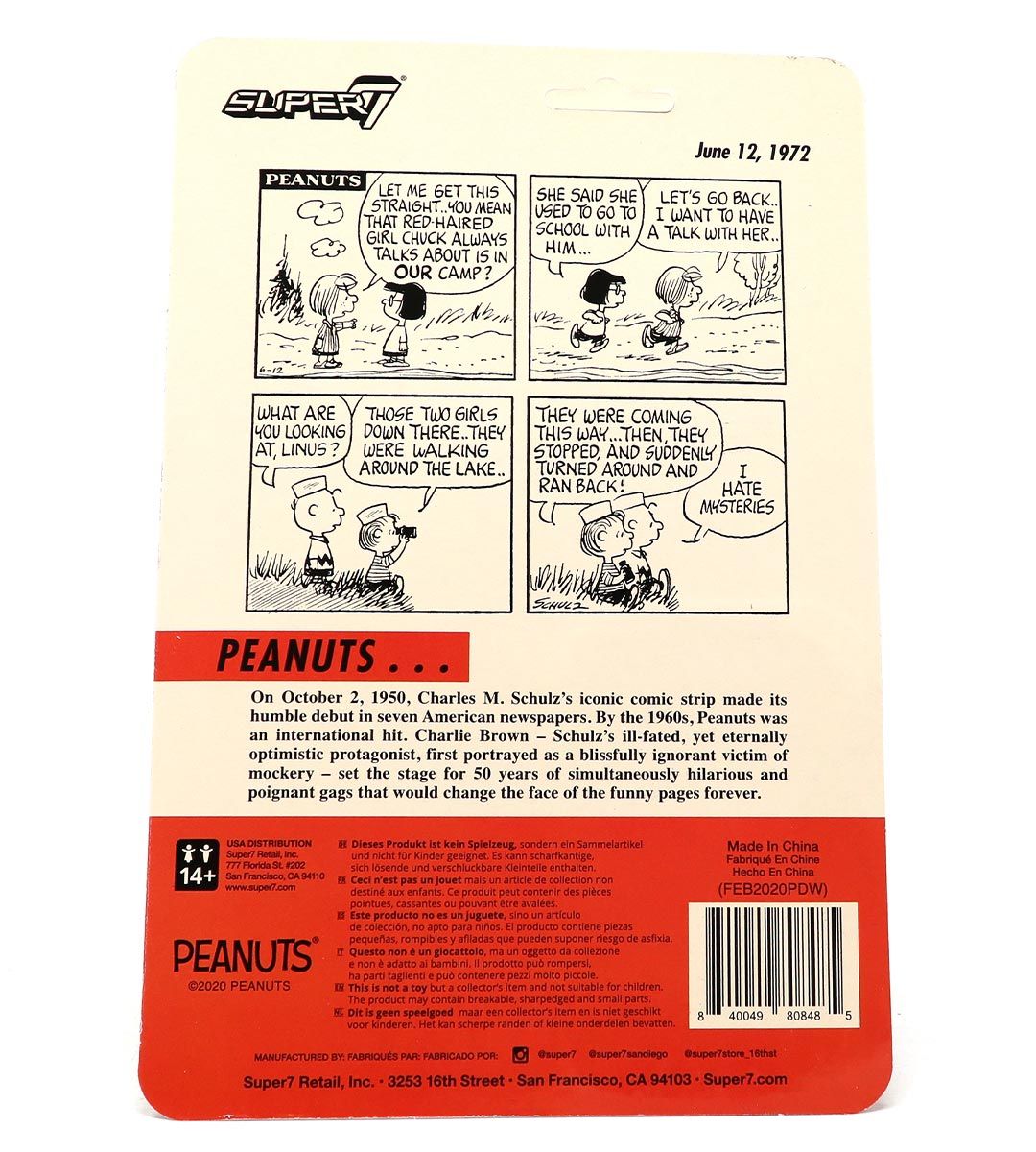 Linus Action Figure Wave 3 - Collectible Vinyl Toy for Fans | Perfect for Display, Gifts & Pop Culture Collections