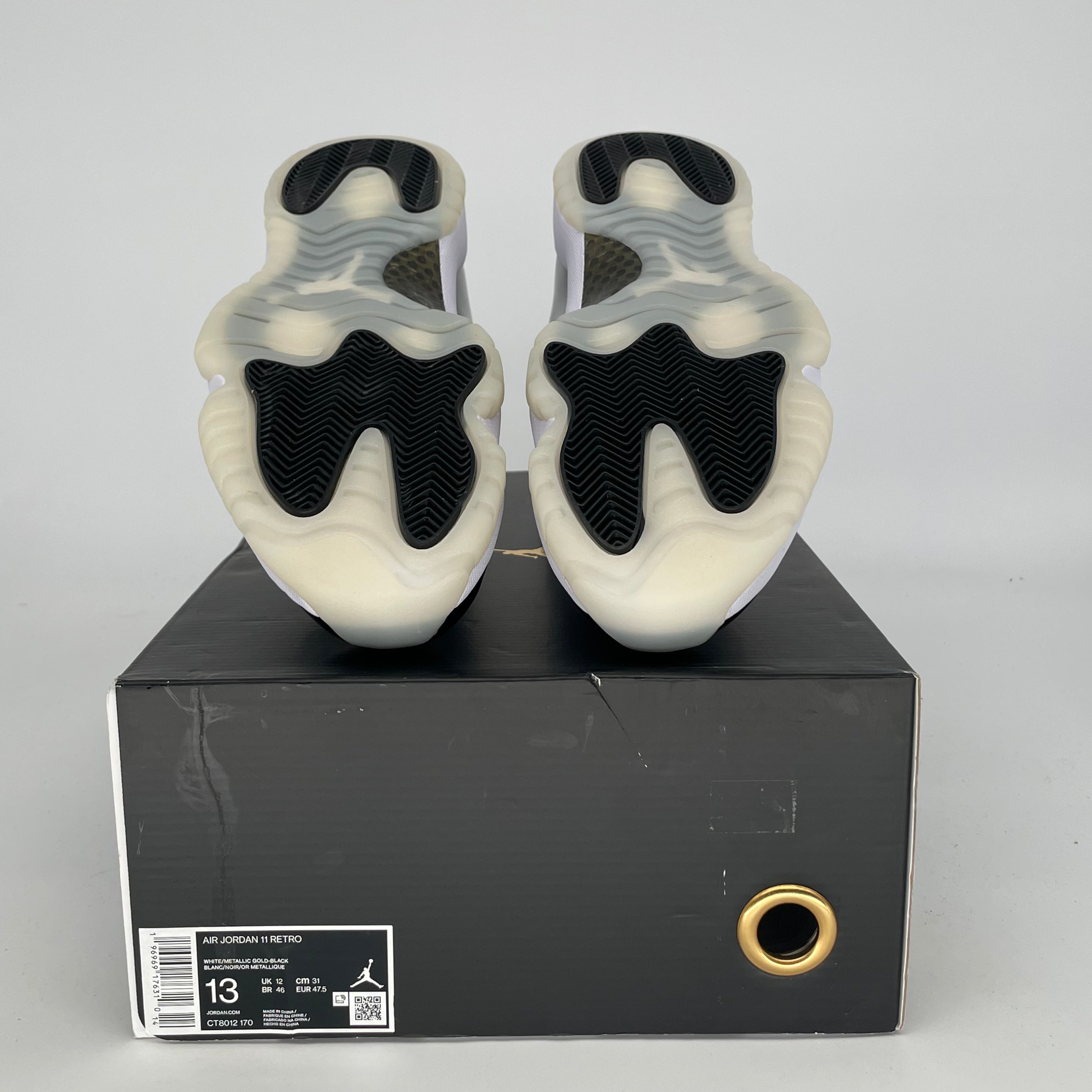 AIR JORDAN 11 DMP GRATITUDE Basketball Shoes Men's Size 13 (CT8012-170) - Perfect for Court Play, Sneaker Collecting & Streetwear Fashion