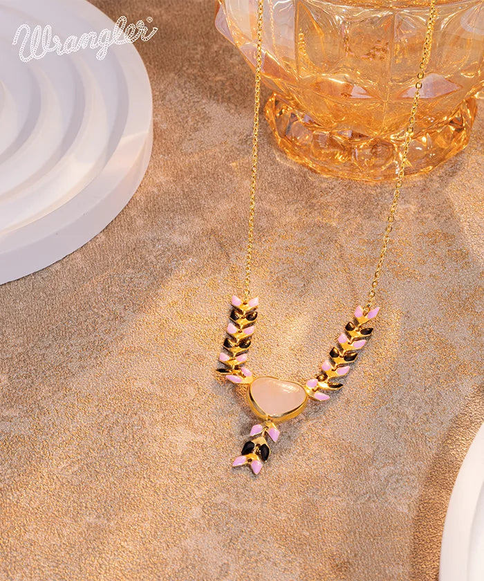 Wrangler Demeter’s Heart Onyx Necklace for Women - Elegant Greek Goddess Jewelry Gift for Birthday, Anniversary & Special Occasions