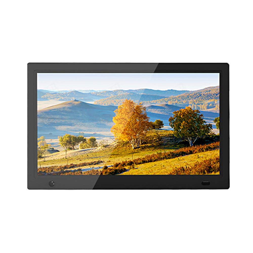13.3 Inch Digital Picture Frame with IPS Screen - 1920x1080 Full HD Electronic Photo Album Display, Video Player & Digital Signage for Home, Office and Advertising Use