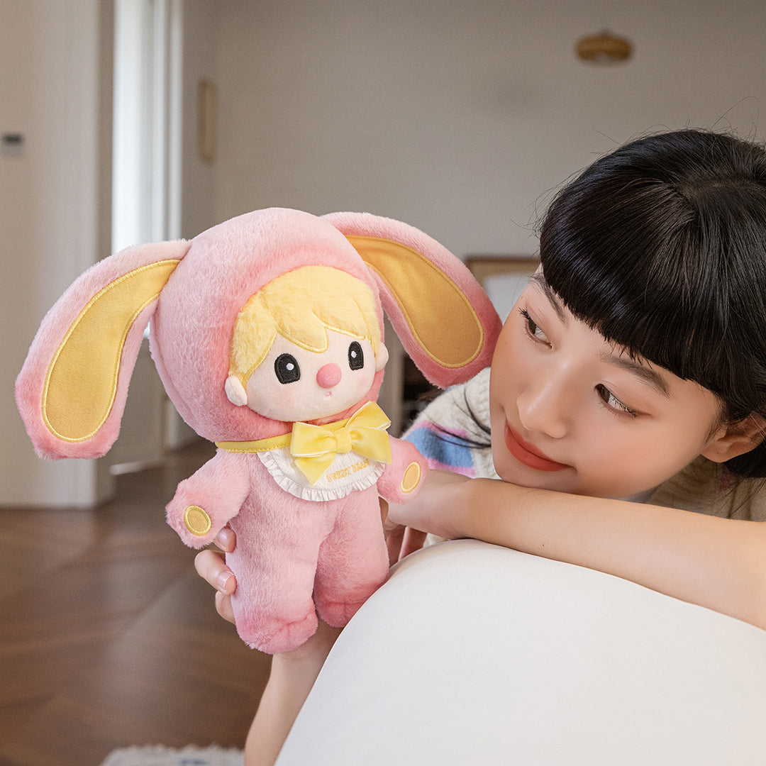 POP MART Sweet Bean Animals' Play Series Plush Stuffed Cotton Doll - Cute Collectible Toy for Kids & Adults, Perfect for Home Decor, Gift Giving, and Playtime Fun
