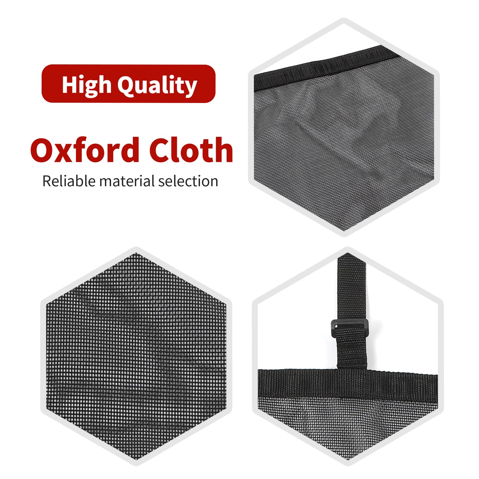 Jeep Wrangler JK JL Gladiator JT Rear Seat Divider Net Mesh - Heavy Duty Pet Dog Car Barrier & Cargo Net for Vehicle Organization (Black) - Perfect for Road Trips, Pet Safety & Secure Storage