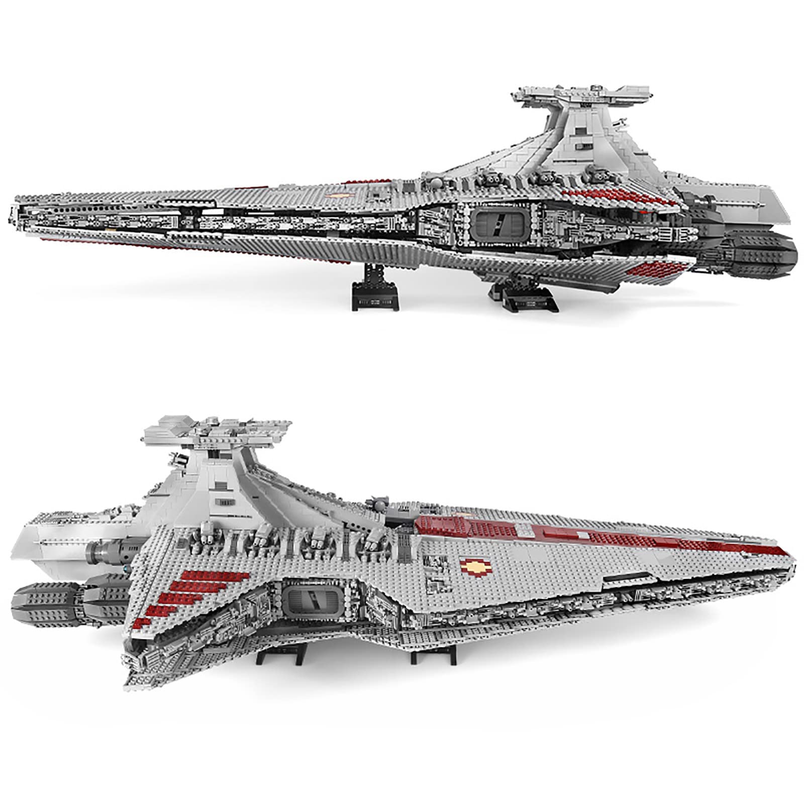Mould King 21005 Super Star Destroyer Model - Venator-Class Republic Attack Cruiser Building Toy Kit with 6685 Pieces | UCS Collection Star Wars Gift for Boys & Adults 8-12+ | Perfect for Display, Collecting & Creative Play