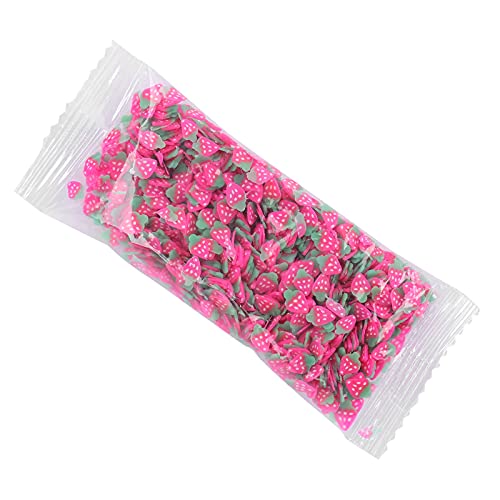 Pink Strawberry Nail Art Slices - Cute DIY Manicure Decorations for Nail Shops, Resin Art, Home Use & Professional Manicurists | Perfect for Nail Art Designs, DIY Crafts & Gift Making