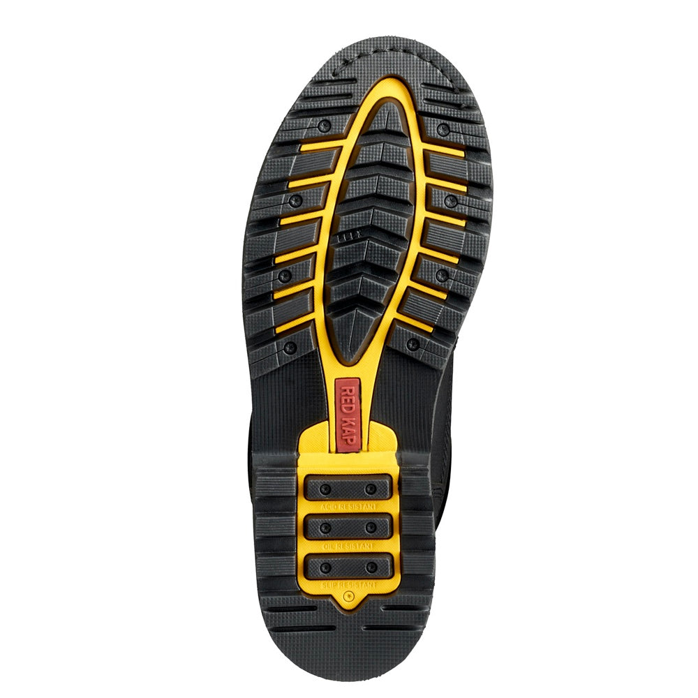 Red Kap Unisex 8 Steel Toe Work Safety CSA Boot CF23100ABK - Black - Durable Safety Shoes for Construction, Warehouse & Industrial Work
