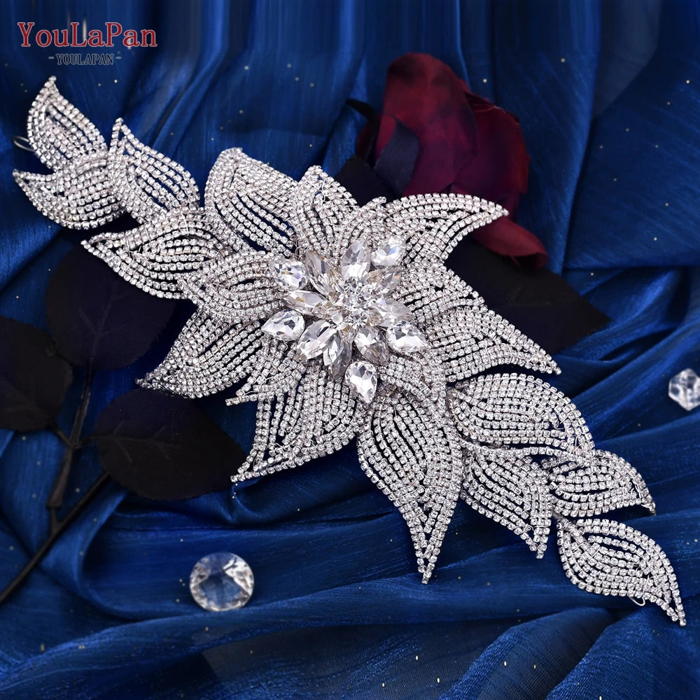 Sparkling Rhinestone Bridal Headpiece - Wedding Hair Accessory for Bride, Bridesmaids & Flower Girls | Perfect for Ceremony, Reception & Photo Shoots