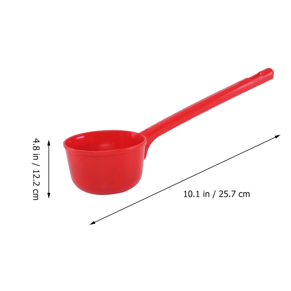 Hemoton 3-Piece Plastic Water Scoop Set - Kitchen Ladles for Washing, Cooking & Serving - Durable Household Spoons for Rice, Soup, and Liquid Ingredients - Perfect for Home Kitchen & Camping Use