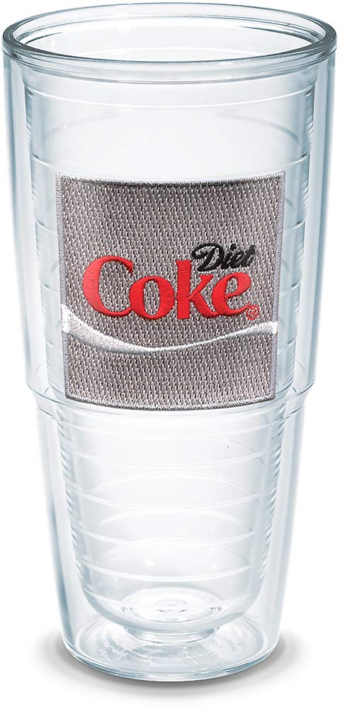 Tervis 24-Oz Insulated Tumbler for Diet Coke - Double-Wall Vacuum Stainless Steel Cup with Lid & Straw - Perfect for Office, Travel & Outdoor Activities