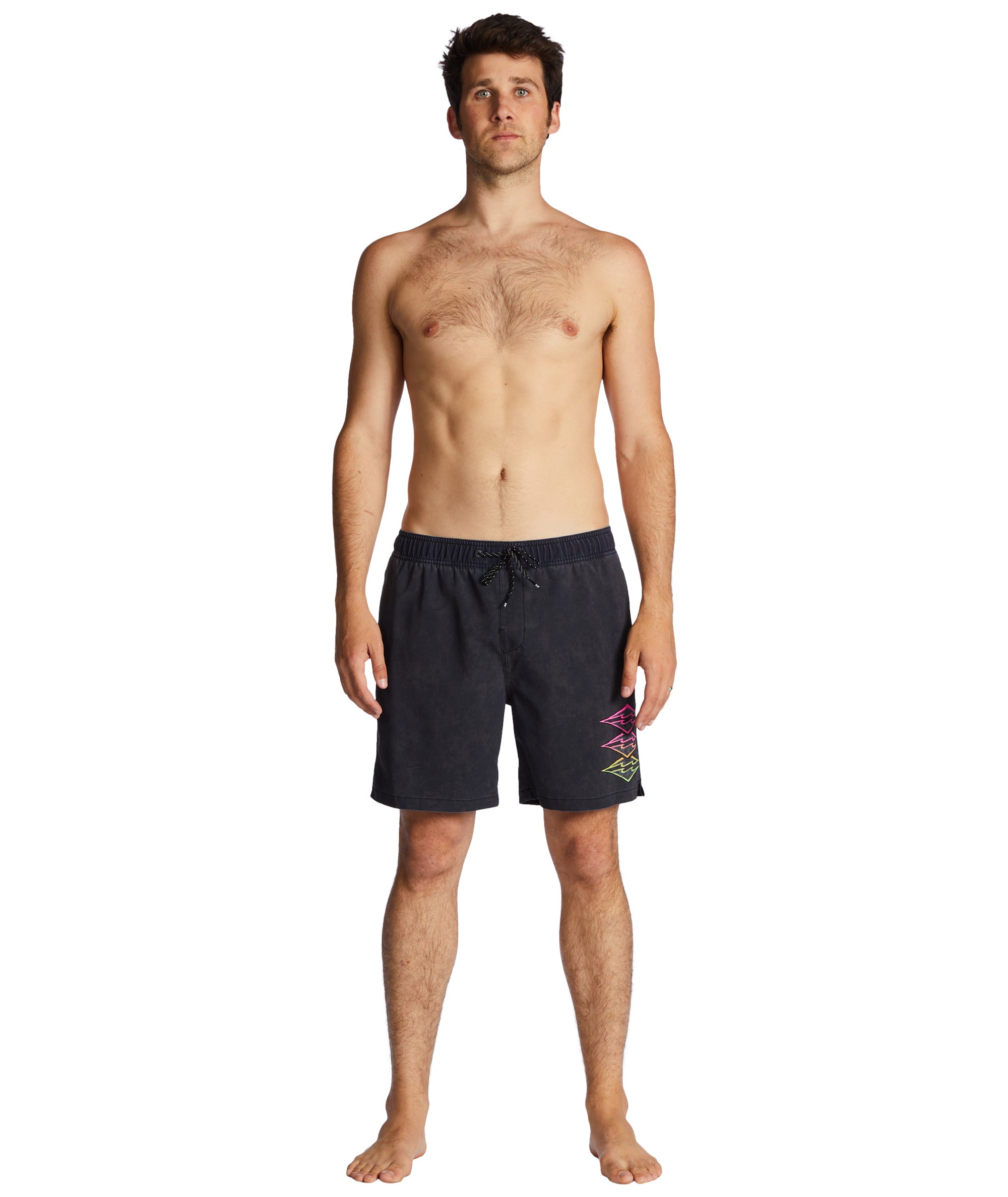 Men's Billabong Riot Layback Swim Trunks - Quick-Dry Beach Shorts for Surfing, Swimming & Summer Vacations