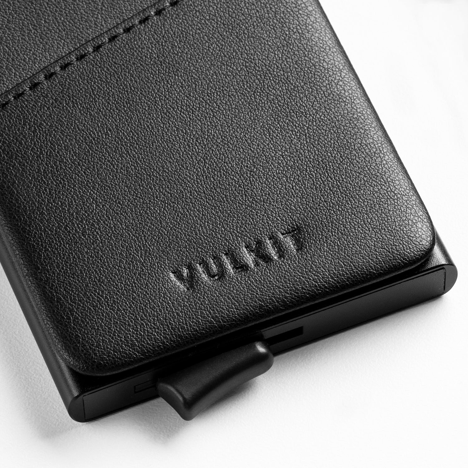 VC106 Minimalist Leather Card Holder with Extra Pocket for Cash & Coins - Slim RFID Blocking Wallet for Men & Women (Perfect for Travel, Everyday Use & Gift)