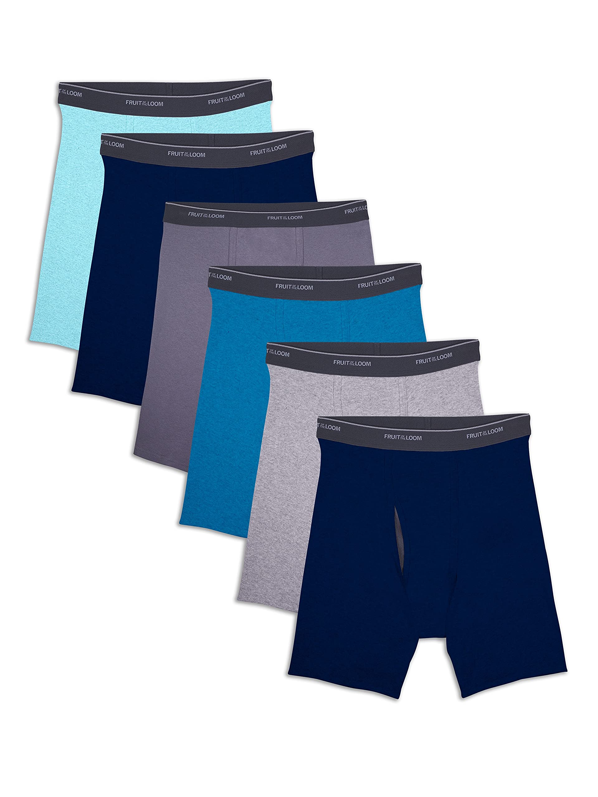 Fruit of the Loom Men's Coolzone Moisture-Wicking Boxer Briefs 6-Pack (144 Total) - Breathable Underwear for Workout, Sports & Everyday Comfort