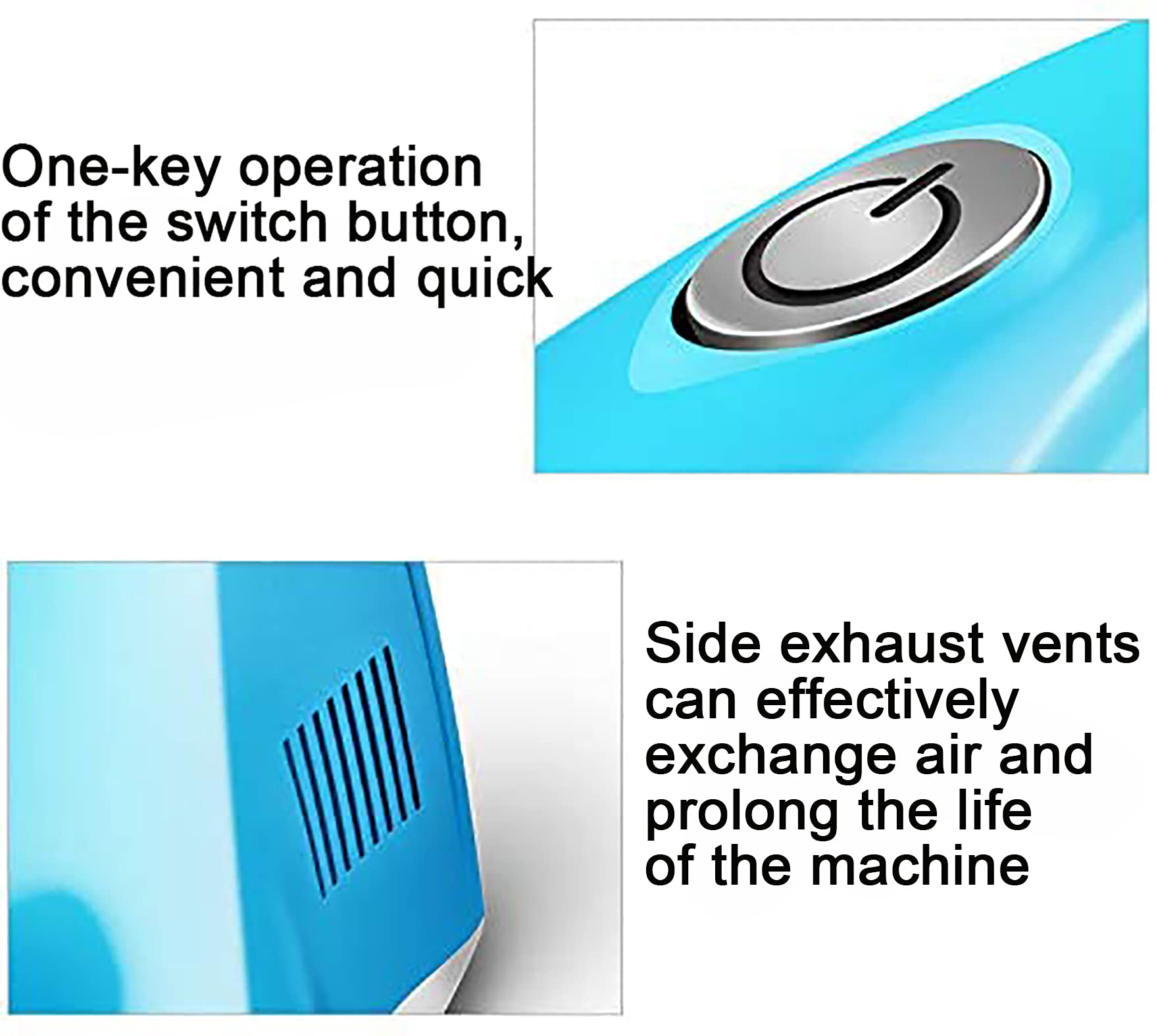 QINCLEARSA Handheld Vacuum Cleaner - Powerful Cordless Mini Vacuum for Mattress, Sofa, Pillow & Curtain Cleaning | Portable Dust Remover for Home, Car & Pet Hair | Compact White Design for Easy Storage & Use