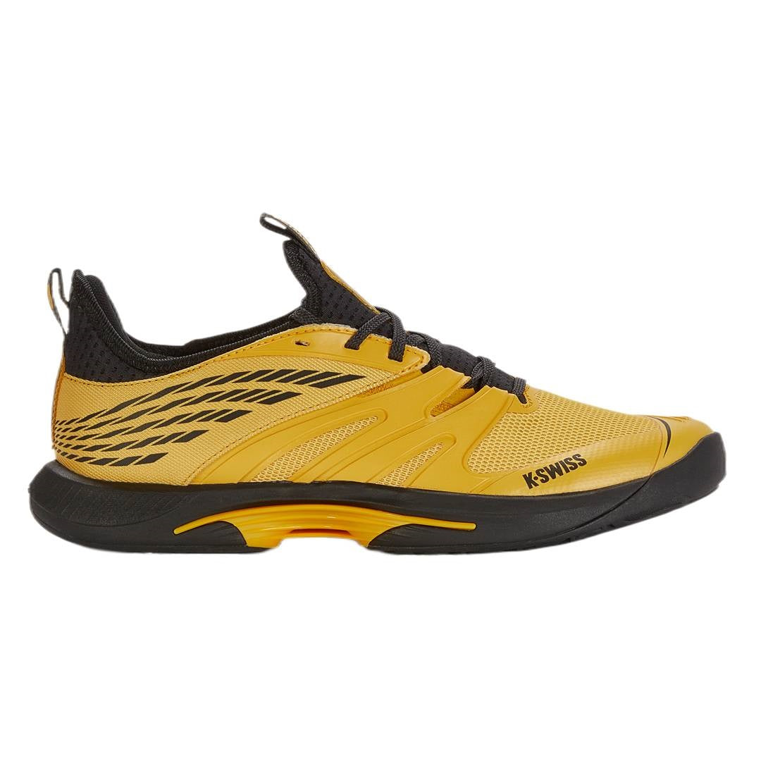 K Swiss SpeedTrac Men's Tennis Shoes - Lightweight Performance Court Shoes for Men in Yellow/Black | Ideal for Tennis, Pickleball & Casual Wear