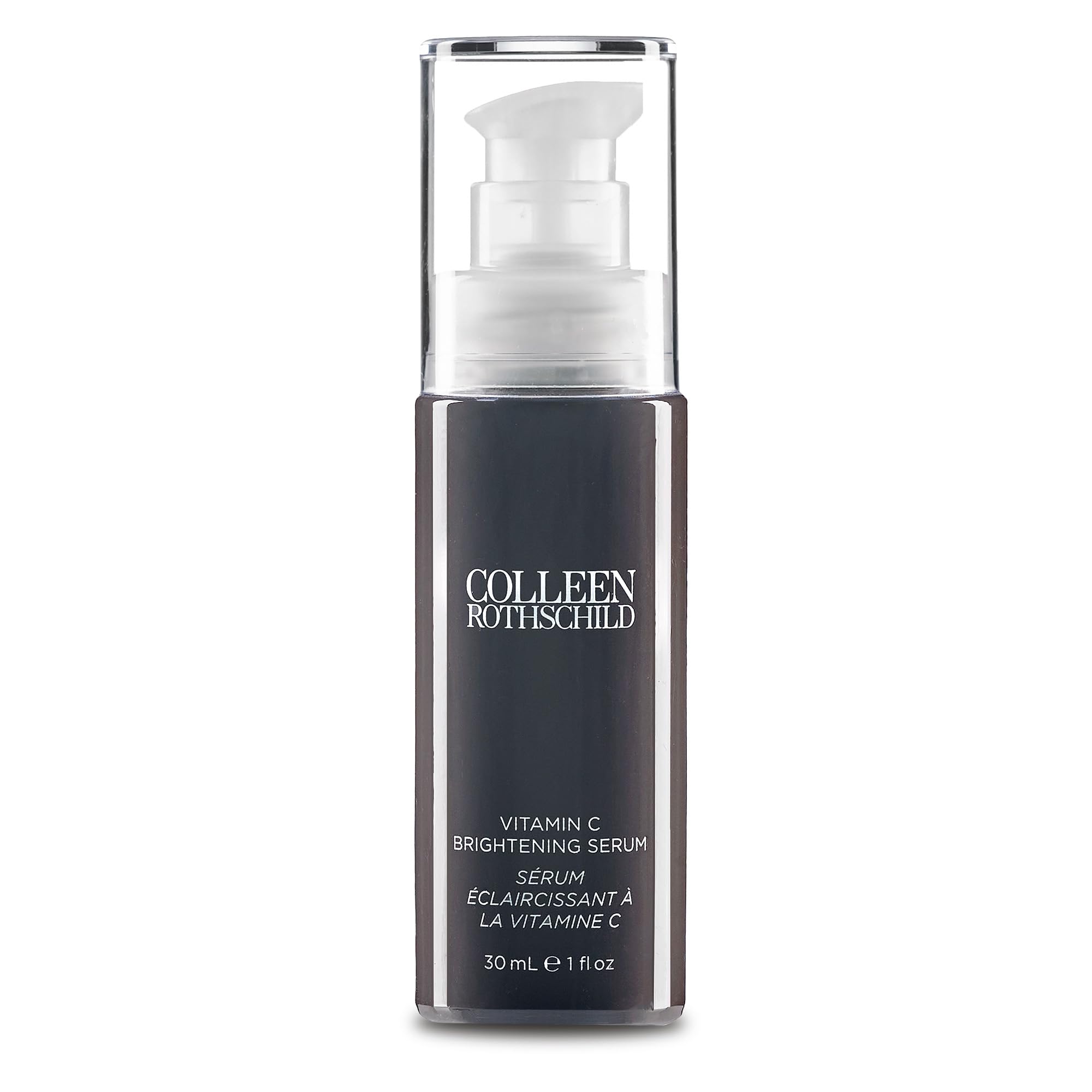 Colleen Rothschild Vitamin C Brightening Serum with 15% Stable Vitamin C & Niacinamide - Skin Brightening Treatment for Dullness, Dark Spots & Environmental Protection - Suitable for All Skin Types (1 fl oz) - Perfect for Morning Skincare Routine & Anti-Aging Regimen
