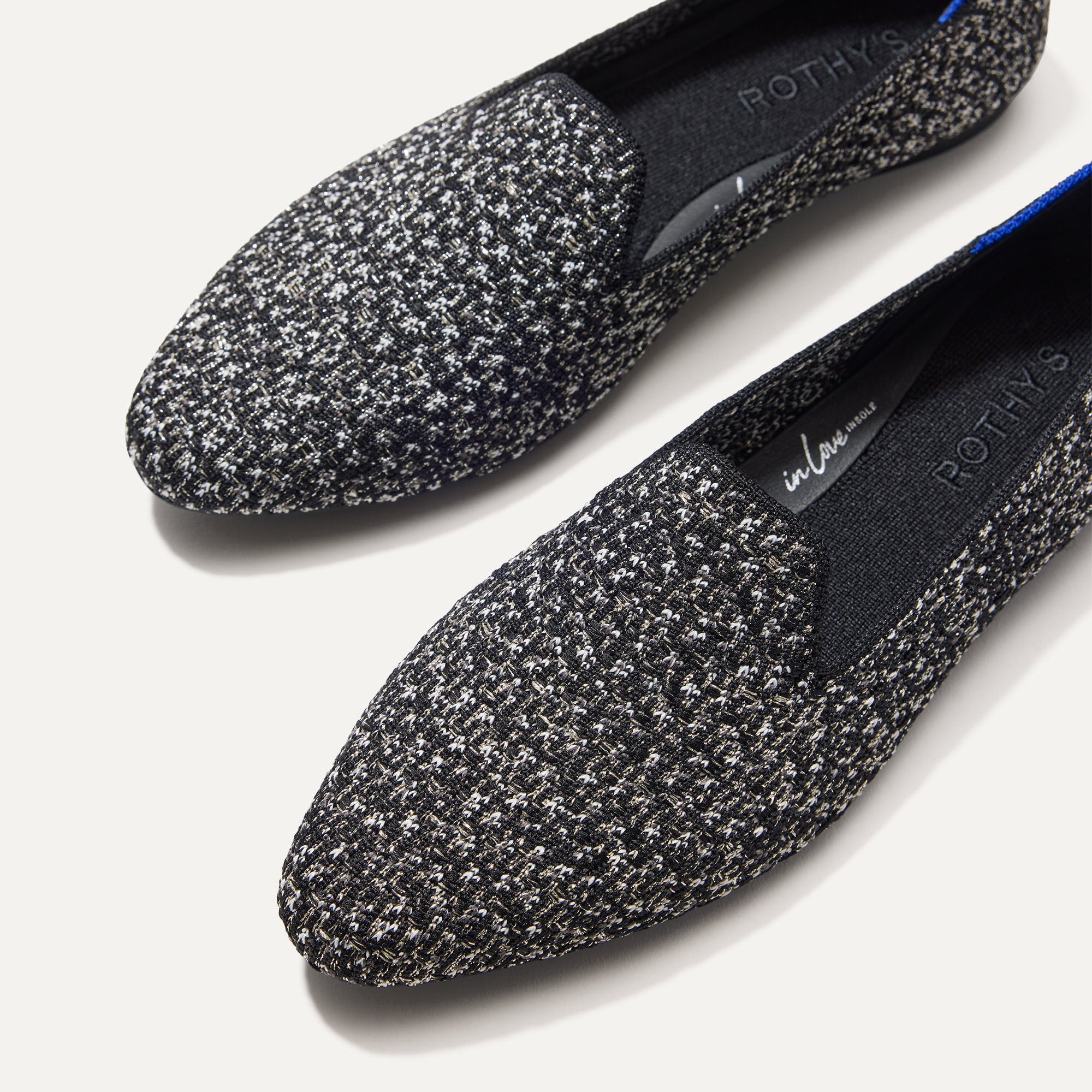 Stylish Almond Loafer in Dusk Tweed - Comfortable & Trendy Women's Slip-On Shoes for Work, Office & Casual Outfits