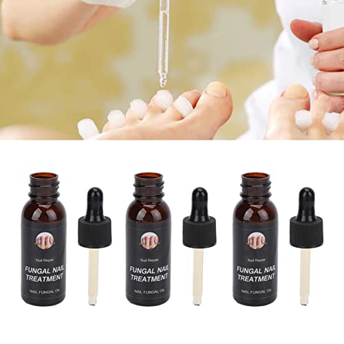Nail Strengthening & Cuticle Revitalizing Oil - 3 Pack Moisturizing Treatment for Healthy Nails | Nourishes, Hydrates & Repairs Brittle Nails | Perfect for Manicures, Pedicures & At-Home Nail Care (30ml x 3)