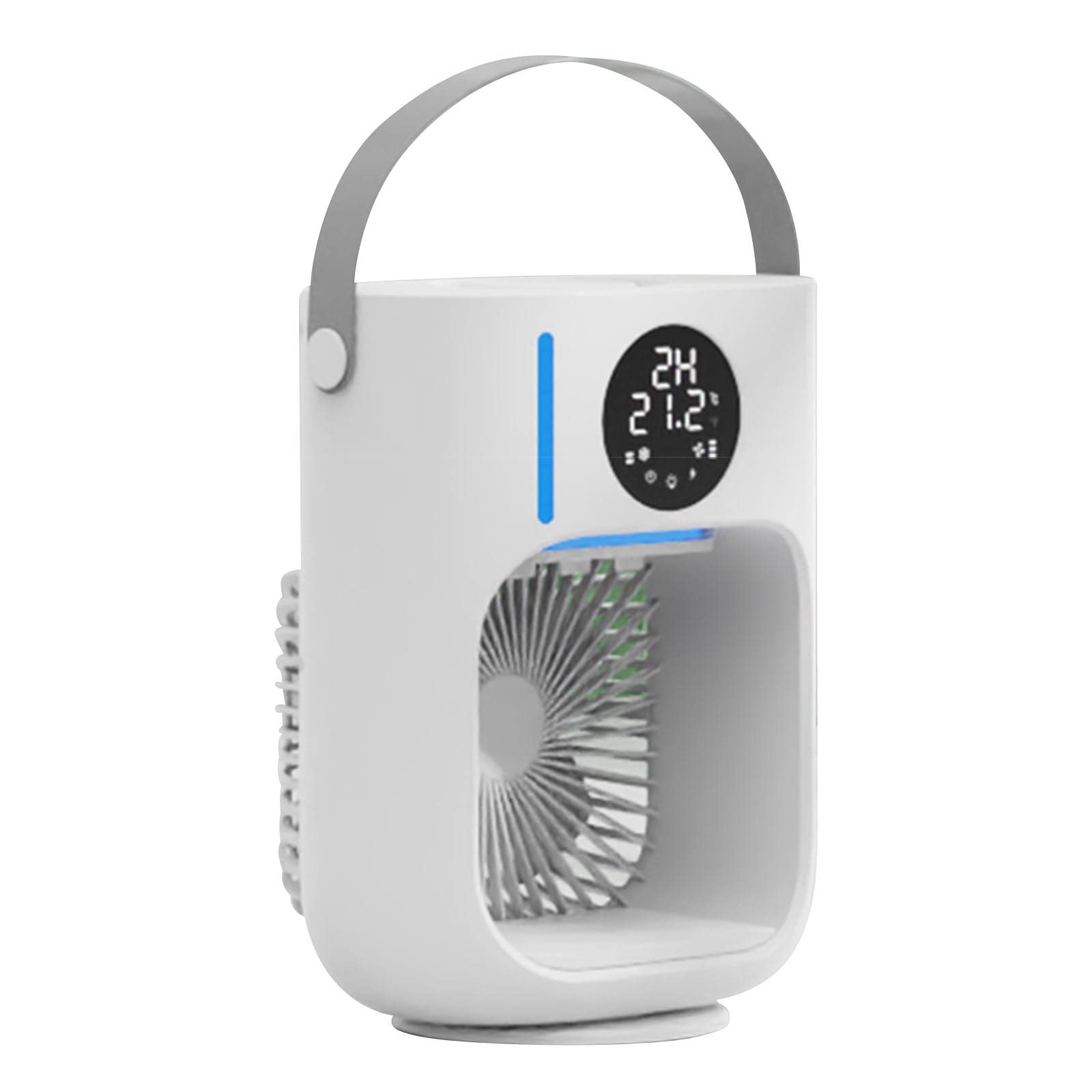 Portable USB Mini Air Cooler with Humidifier - Personal Desktop Air Conditioner for Home, Office & Travel | Compact & Energy Efficient Cooling Solution