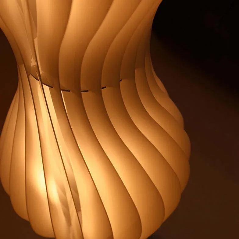 Modern White Wavy Soft Light Floor Lamp - Elegant Home Decor for Living Room, Bedroom & Office Lighting