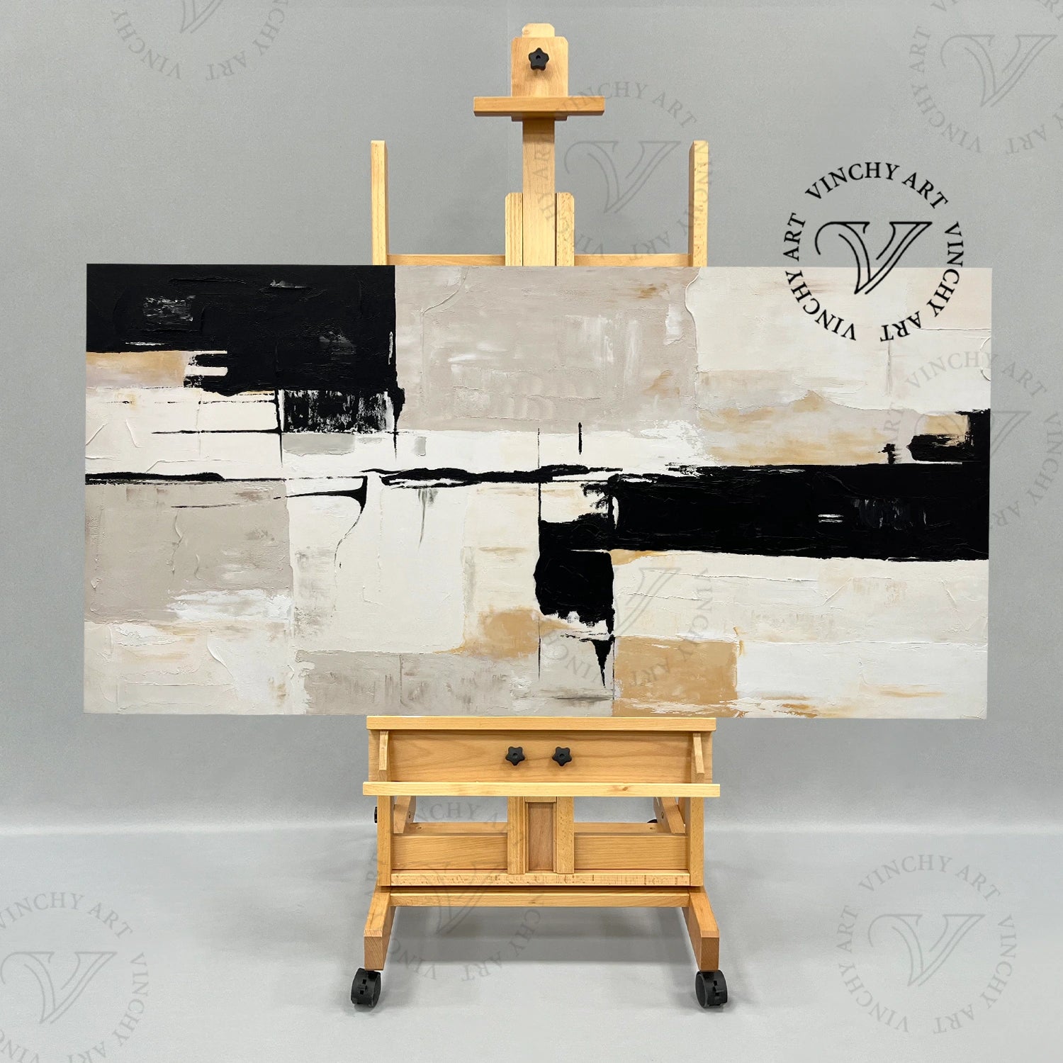 Abstract Tranquility Wall Art Print #WS129 - Modern Canvas Painting for Home & Office Decor, Perfect for Living Room, Bedroom or Workspace
