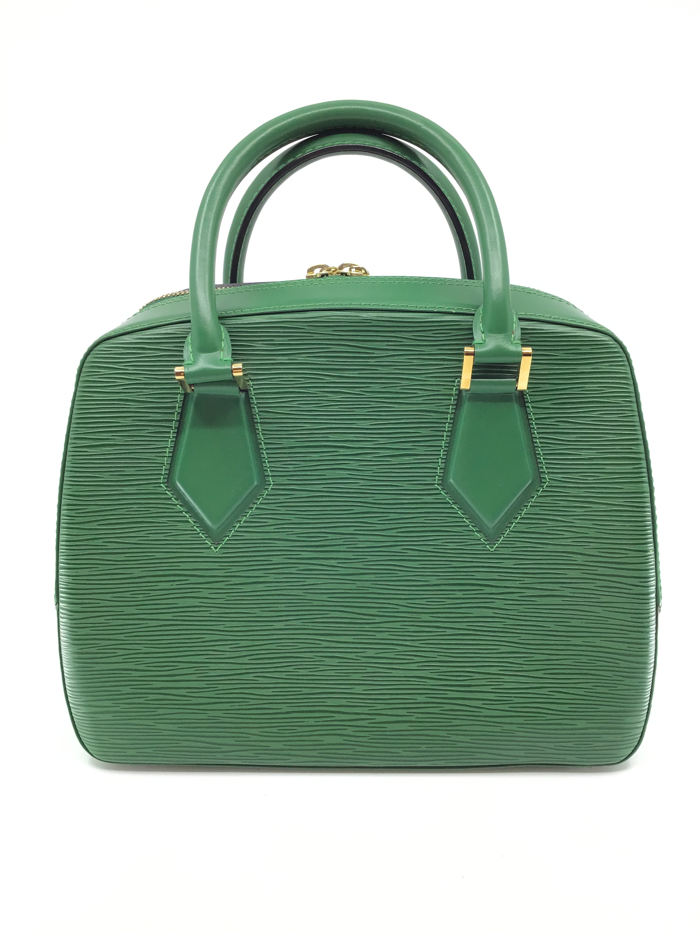 Louis Vuitton Epi Leather Sablon Satchel Bag for Women - Luxury Designer Handbag with Top Handle & Shoulder Strap - Perfect for Work, Travel & Everyday Use